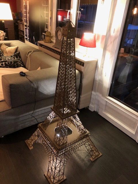 faire une tour eiffel en allumette